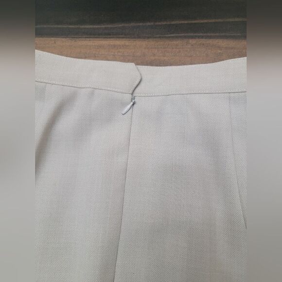 Evan Picone Vintage Pleated Midi Skirt Formal Business Casual Beige Size 10 - Picture 6 of 9